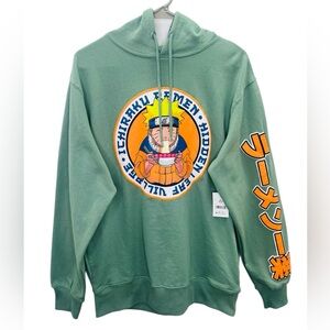 Naruto Green Graphic Hoodie